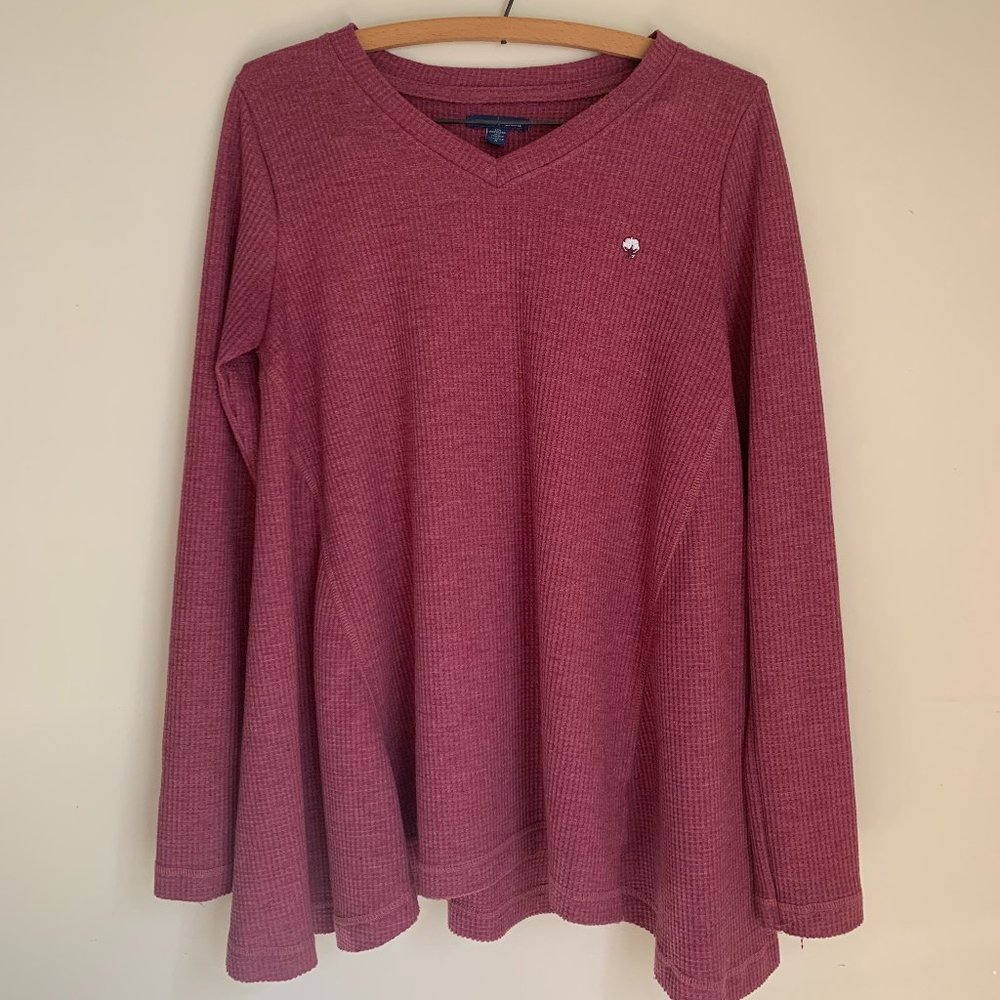 Pink Southern Shirt Company Long-sleeve Top, Size small